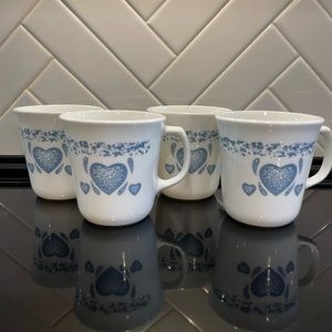 VINTAGE Corningware mugs